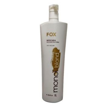 Fox Gloss Blond Monoi Oil Anti Yellow Keratin Treatment Hair 1 Liter